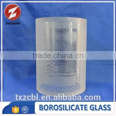 Frosted Heat Resistant Replacement Glass Candle Holder photo-2