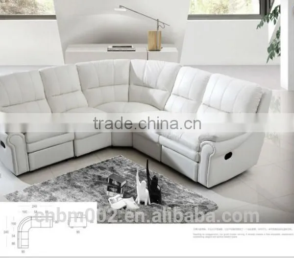 Modern Design Electric and Manual Recliner Chair 1+2+3 Set Top Grade Leather and PU