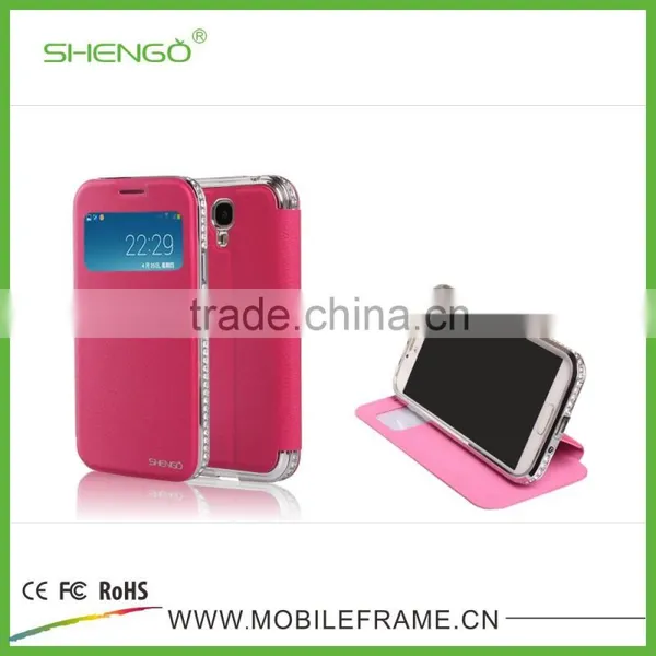 Shengo High Quality Filp PU Leather Phone Case for Samsung Note 4 photo-3