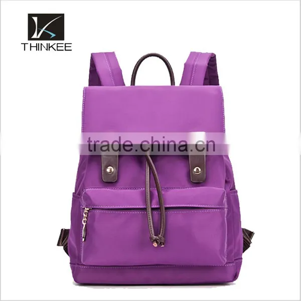 China Suppliers Backpack Wholesale 2016 Girls Nylon Travel Bag Backpack photo-3