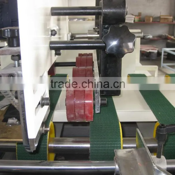 3 Ply Corrugated Paper Folder Gluer Machine / Paper Board Glue Machine photo-6