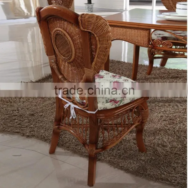 High Quality Antique French Cane Wooden Design Dining Room Chair photo-2