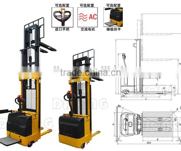 Hot Sell Full Electric Stacker Manufacture Sell Directly