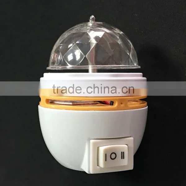 CE Approved Mini USB Plug Disco Ball Light LED Rotating Beacon Light photo-3