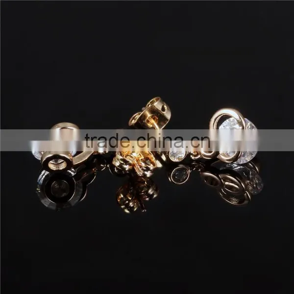 Gold Plated Style Cubic Zircon 2016 New Hanging Women Earring photo-3