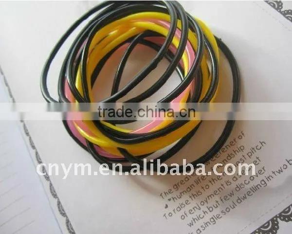 Silicone Wristband Rubber Bracelet photo-2