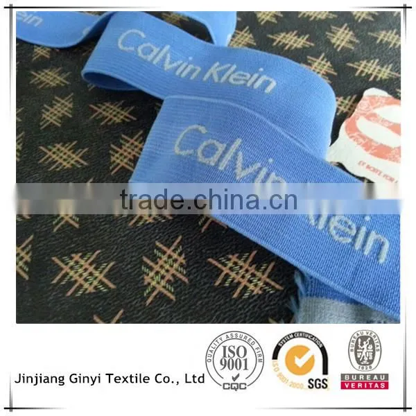 Custom Jacquard Elastic Waistband Printed Underwear Elastic Webbing photo-4