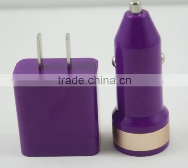 1 Set CN 2 in 1 Kit Charger 1 Pcs EU/US Plug +1pcs Car Charger Kit for IPhone 4 4S 3GS 3G IPod Touch photo-3