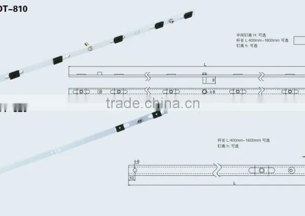 Aluminium Window Transmission Rod DT820