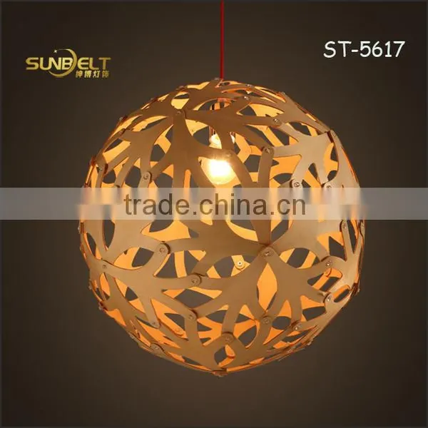ST-5617- L Sunbelt 2015 Hot Sale American Wooden Ball Pendant Lamp,Creative Lamp Office,reding Room Decoration photo-2