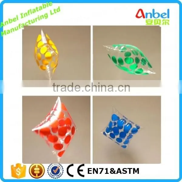Transparent Inflatable Air Bed Travel Pillow Camping Indoor Outdoor Plastic Chair Seat Cushion for Kids photo-2