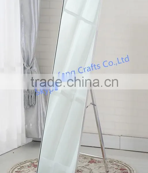 Cheap Wholesale High Quality Metal Aluminum Framed Full Length Standing Mirror 50x170cm