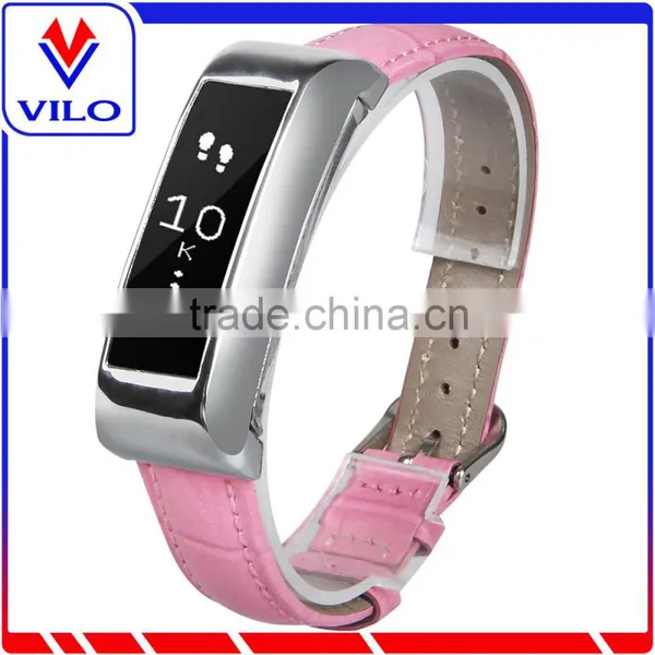 Classic Accessory Crocodile Genuine Leather Replacement for Fitbit Alta Bands With Metal Frame photo-5