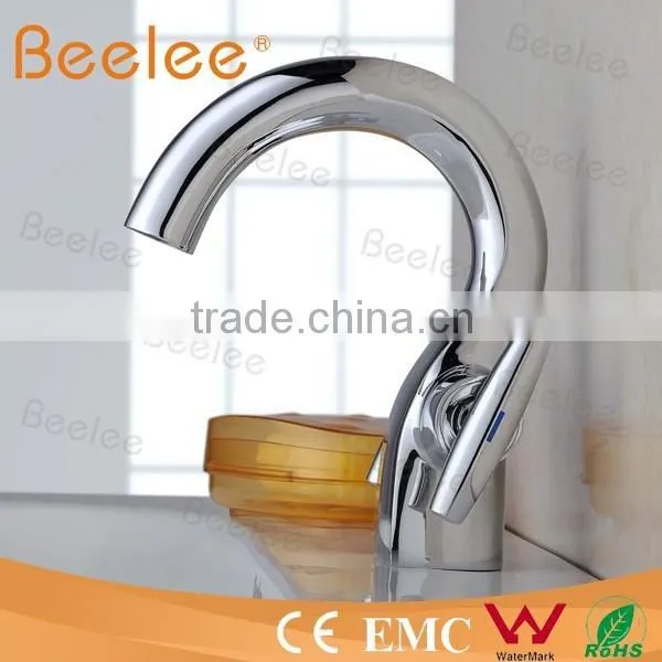 Single Handle Chrome Brass Bathroom Basin Tap Faucets photo-3
