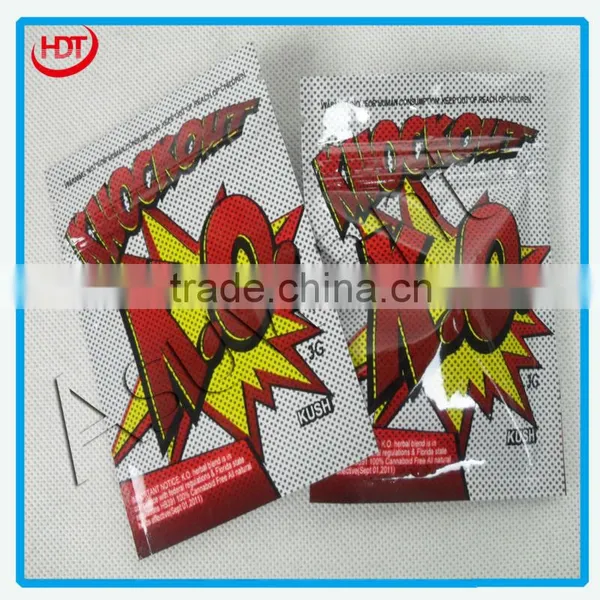 Small Bags With Zipper for Herbs/aluminum Foil Zipper Bag/colored Plastic Zipper Bags