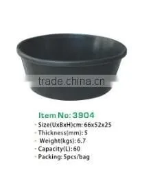 40L Recycled Rubber Buckets,construction Pails With 4 Handles,Rubber Basket photo-4
