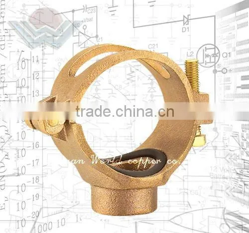 WORLD COPPER Bronze Bracket Fitting Pipe Clamp