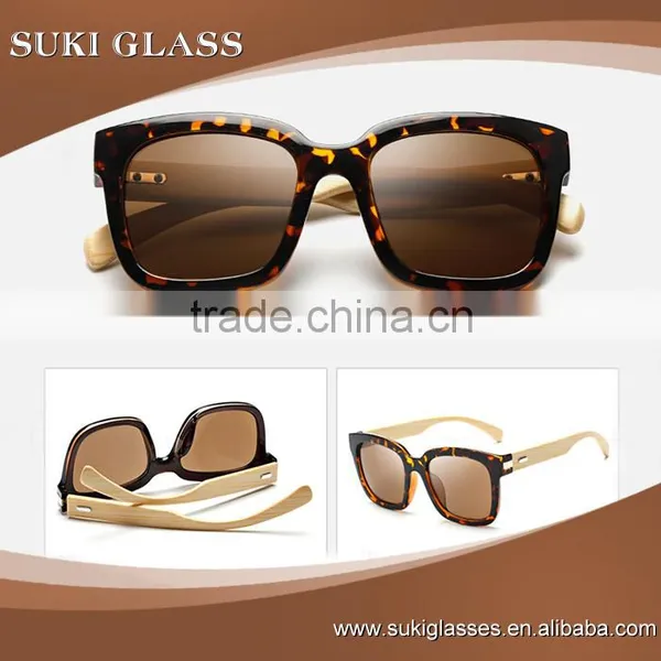 2016 Sunglasses Wood Arms Sunglasses Big Frame Sunglasses