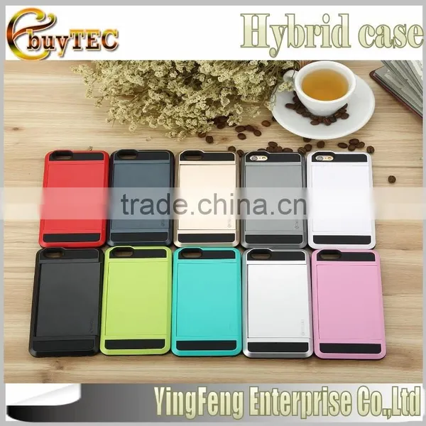 Hot Selling Luxury Damda Slide Series Tough ID Card Phone Accessory For IPhone 6S Back Cover Case Shell With 10 Colors photo-6