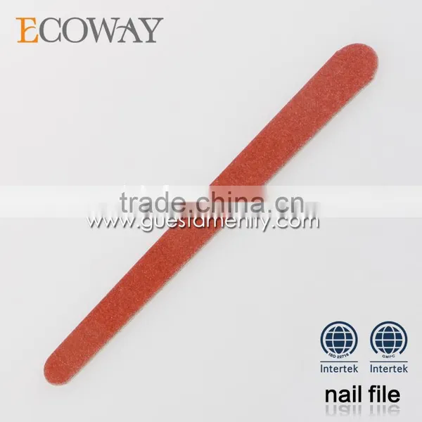 White & Red Cheap Hotel Nail Files Disposable Personalized Long Nail File photo-2
