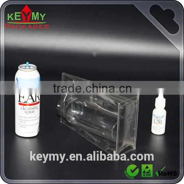 Customized High Quality 100% Virgin Material Tri-fold Clamshell Blister Packing for Bottles Quality Choice photo-3