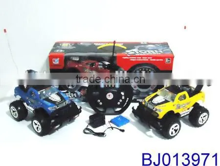 New Steering Wheel rc Car Cross-country Van w/ Music and Light photo-4