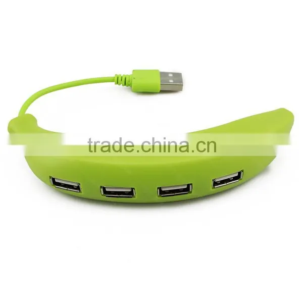 Cute Miniature Banana High Speed USB-2.0 Hub With 4 Ports photo-2