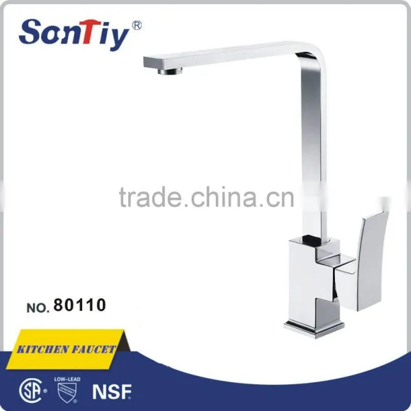Brass Waterfall Kitchen Mixer Faucet Above The Vessel photo-2