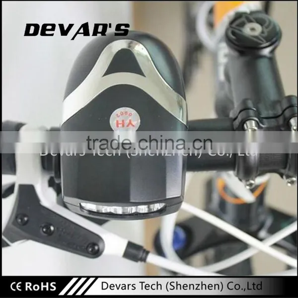 2016 Hot Sell LED Bicycle Light Double Switch Come With ABS Front Light Remote photo-3