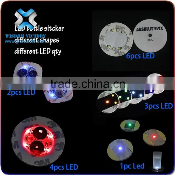 As Seen On Tv Fashional Custom Your Own Logo Glow In Dark Slap Coaster,led Light Sticker photo-3