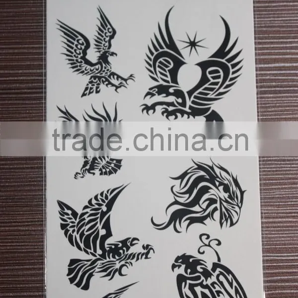 2016 Best Seller Eco-friendly High Quality Eagle Tattoo Designs Art