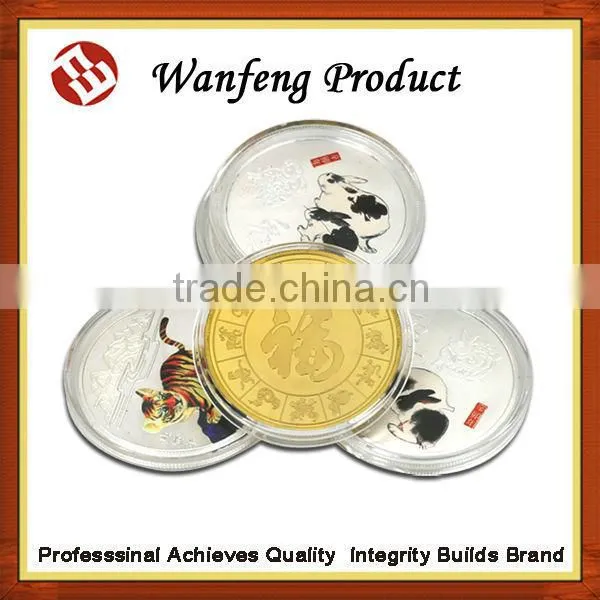 Top Sell Cheap Metal Wedding Decoation Gift Gold Silver Coins photo-3