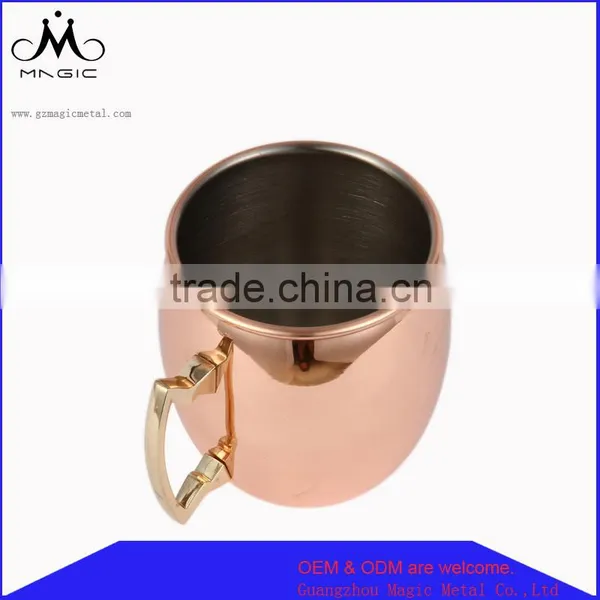 Drum Shape Plated Copper Moscow Mule Mugs,Moscow Mule Drink Cups
