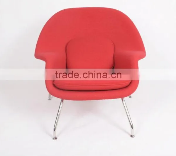Home Furniture Factory Knoll Eero Saarinen Replica Womb Chair and Ottoman photo-3