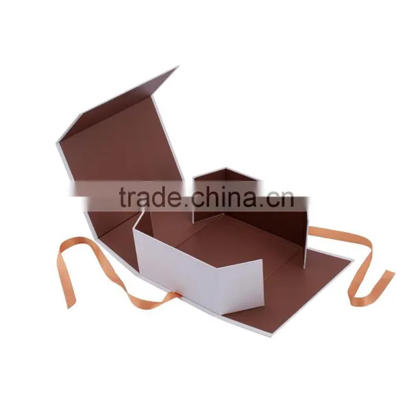 Magnetic Closure Rigid Collapsible Paper Box Folding Box Wholesale photo-3