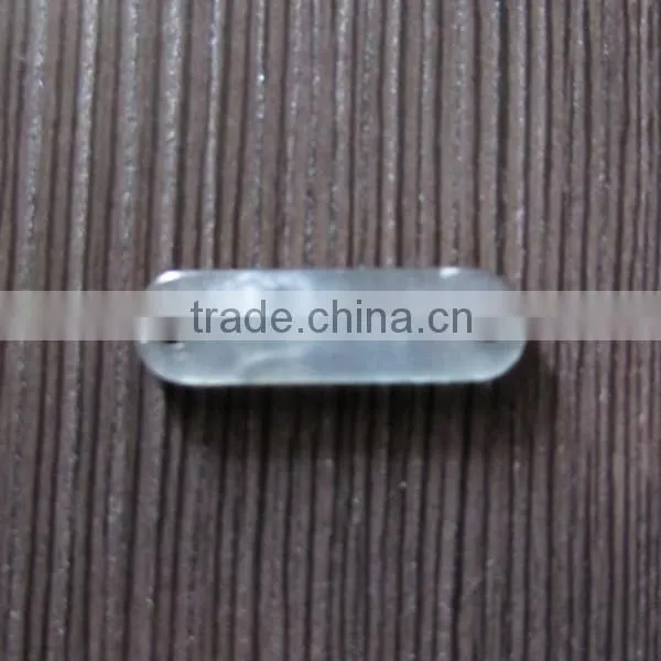 White With Pearl Material Garment Resin Plate photo-3
