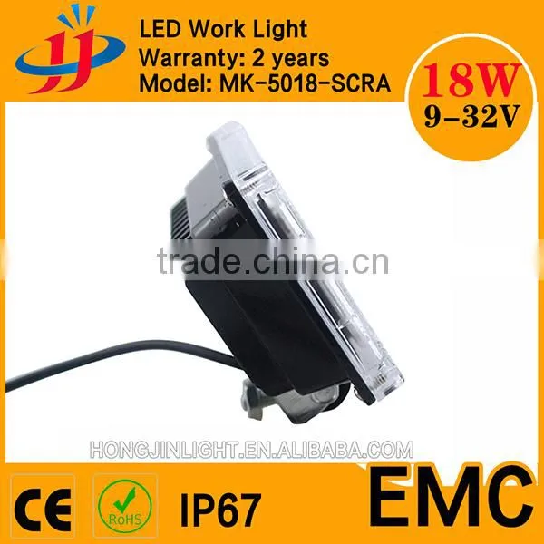 Cheap Price 18W Truck Fog Light LED Work Light for Truck Off-road SUV, UTV, 4WD, Jeep, Boat photo-3