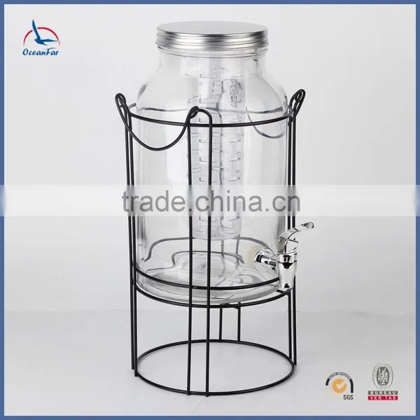 Hot Selling Products Glass Drink Dispenser Fashion Glass Honey Dispenser photo-2