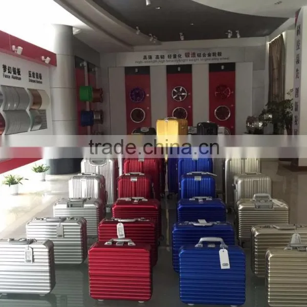 100% complete aluminium metal computer briefcase carry on cabin luggage bag