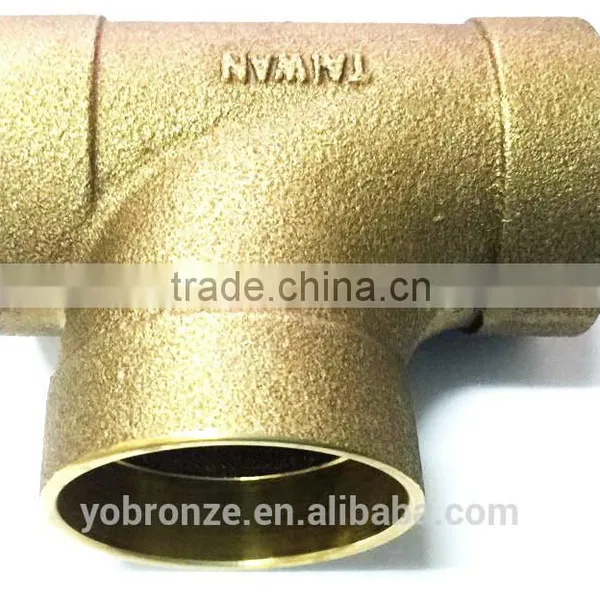 Good Quality and Made in Taiwan Bronze Casting DWV Copper Tee photo-3