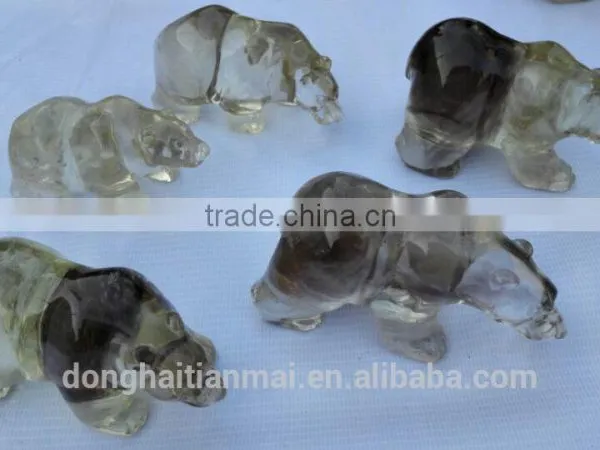 Wholesale Beautiful Quartz Crystal Samll Size Bear photo-2