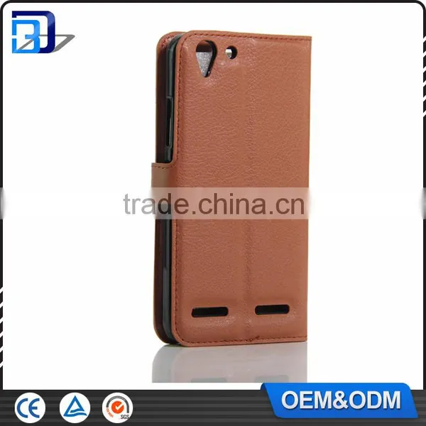 for Lenovo k5 Leather Case, Litchi Design Credit Card Wallet Stand Flip Leather Case for Lenovo Vibe K5 Mobile Phone Cover photo-4
