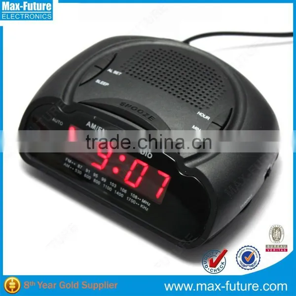 0.6'' Red LED Digital Alarm Clock With Portable AM/FM Radio photo-4