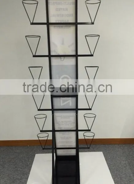 2016 Hot Sale Floor Metal Helmet Display Stand photo-4
