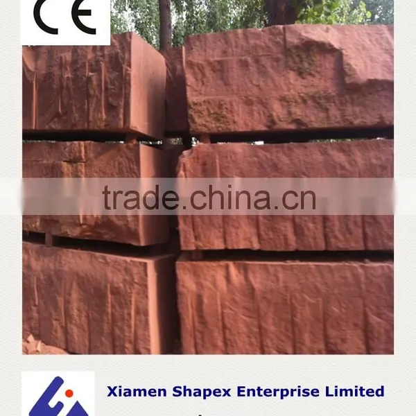 Natural Red Sandstone Blocks Tiles With Wholesale Price photo-2