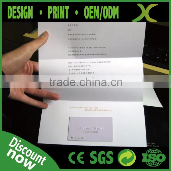 High Quality Best Material Paper Cards With Card Holder/ Paper Card Printing photo-6