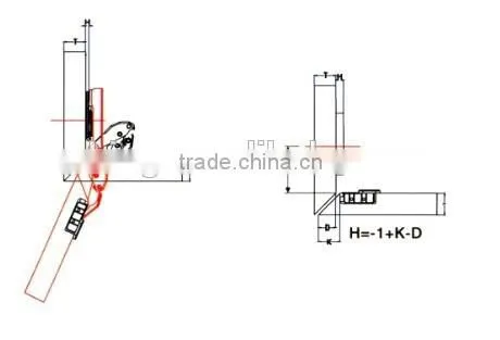 125degree of Opening 35mm Furniture Concealed Hinge photo-2