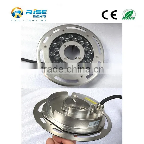Fountain 18x3W RGB Full Color DMX 512 LED Fountain Light, 18x3W High Quality IP68 Stainless Steel LED Pond Pool photo-4