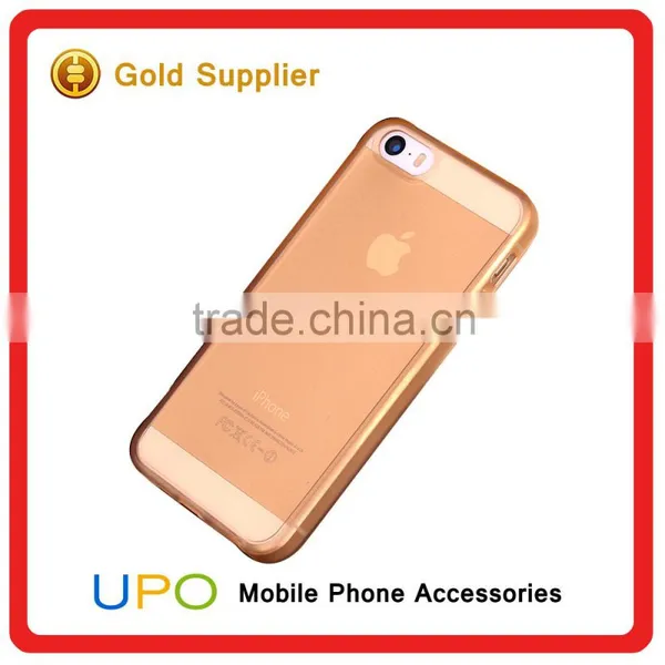[UPO] Ultra Thin High Transparent Clear Matte TPU PC Back Cover Case for IPhone 5 photo-3