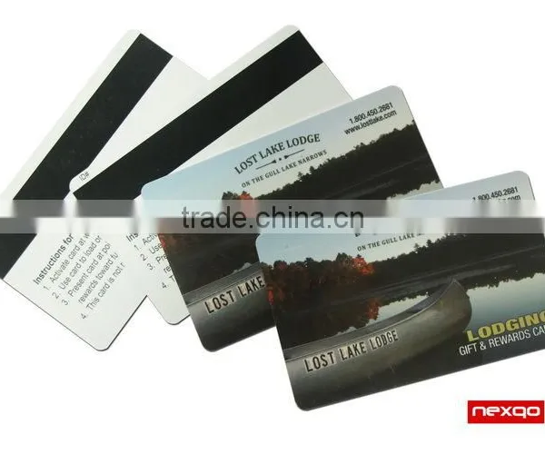 Supermarket Gift Card Custom Printing Plastic PVC Card With Magnetic Stripe photo-3